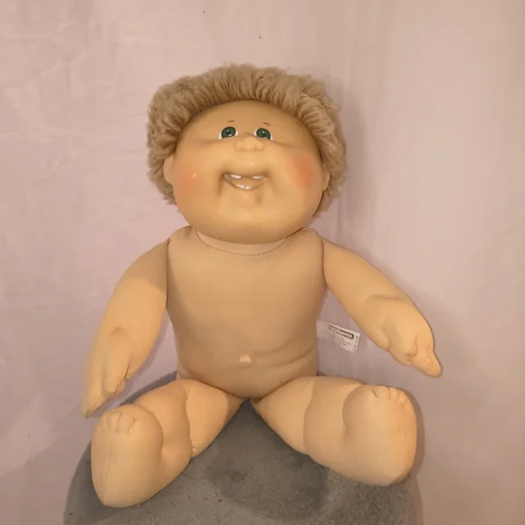 Mattel Plush Doll with Green Eyes and Tan Hair - Picture 5 of 6